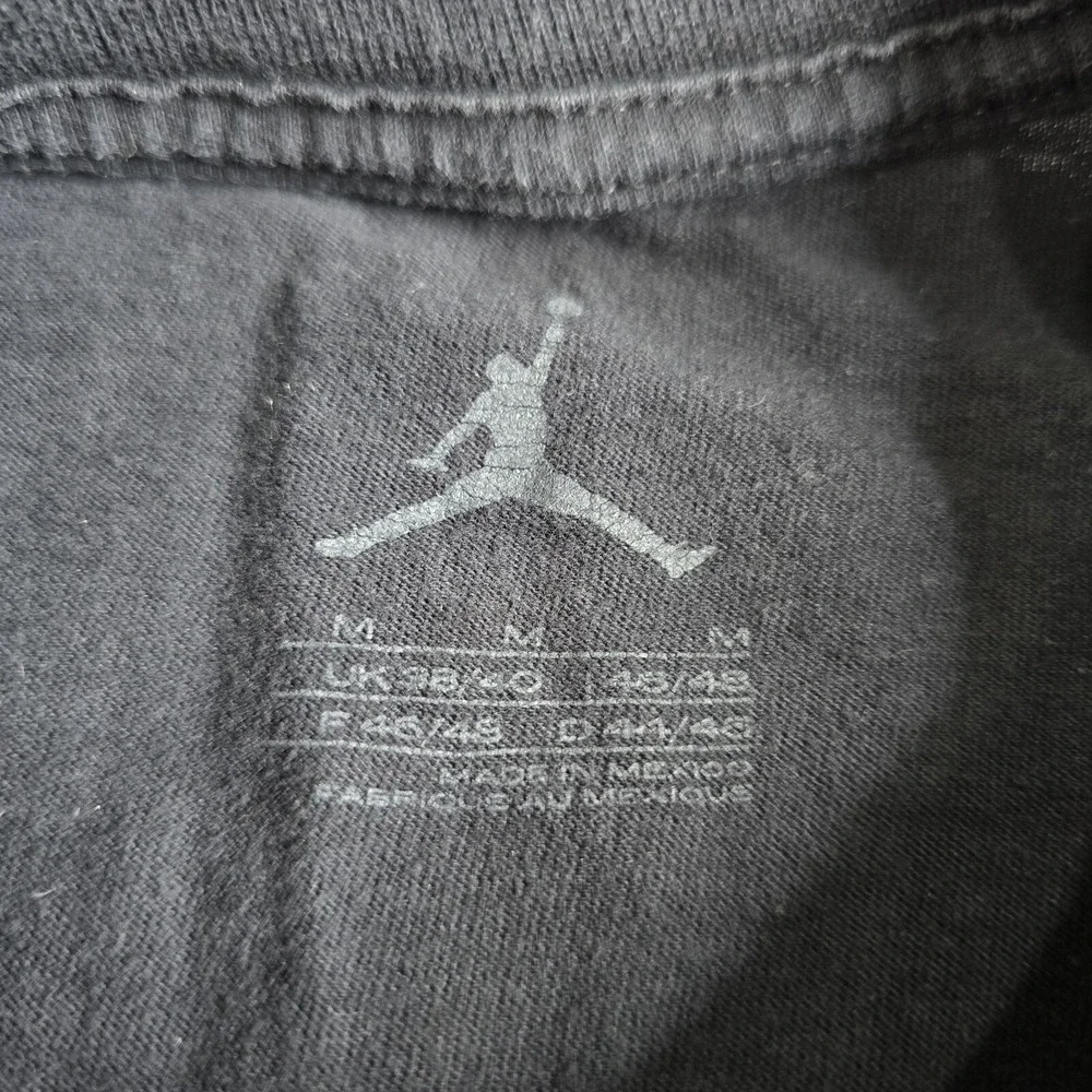 Jordan Shirt Men's XL Black Ready To Fly Air Michael 23 Jumpman Photograph
